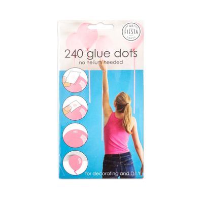 Ballongtejp, Glue Dots, 240-pack