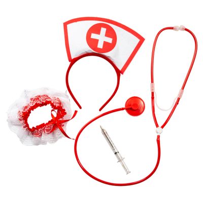Maskerad sjuksköterska kit