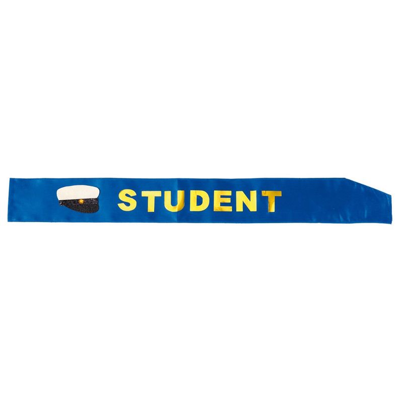 Sash student blå