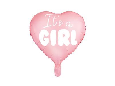 Folieballong, Its a girl, rosa