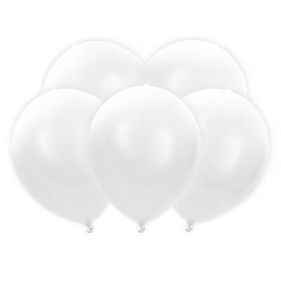 Lysande vita LED-ballonger