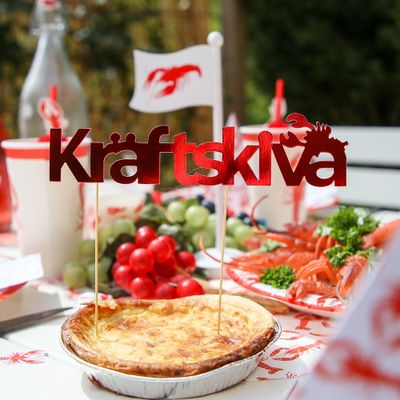 Cake topper, Kräftskiva