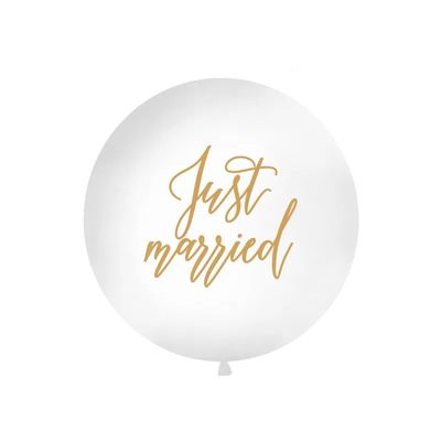 Just married ballong
