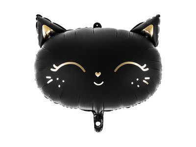 svart kattballong
