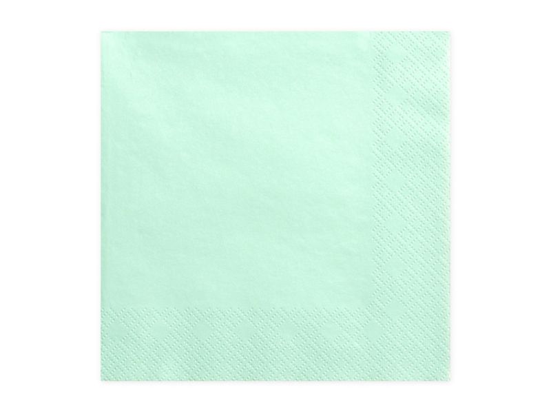 Servetter, mintgrön, 20-pack