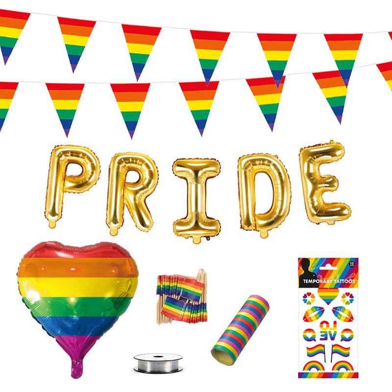 Pride party dekoration