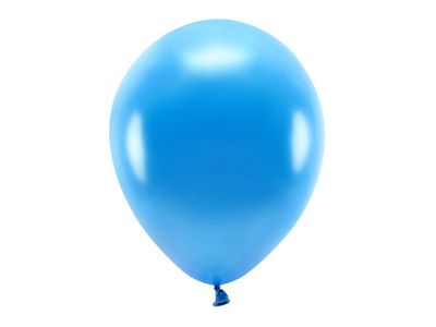 Ballong EKO, metallic blå, 100-pack
