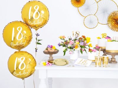 Pin Wheels vit och guld, 3-pack