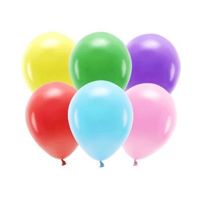 Ballong EKO, färgmix, 10-pack