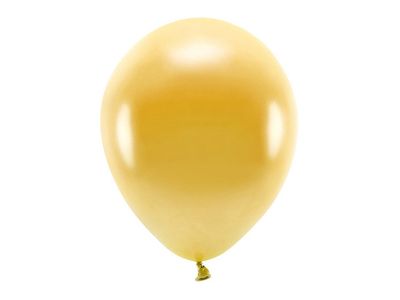 Ballong EKO, metallic guld, 10-pack