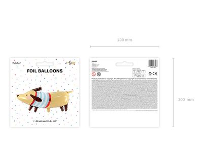 Folieballong, tax hund