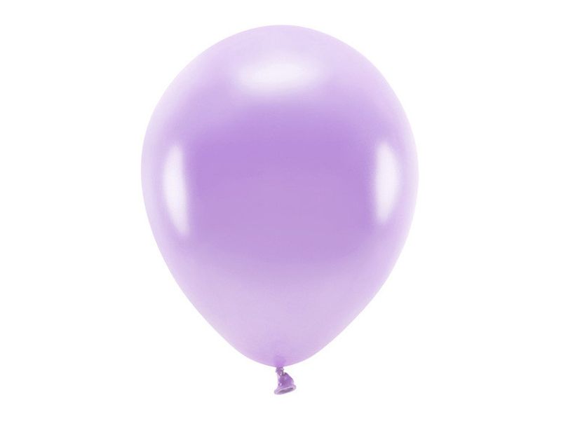 Ballong EKO, metallic lavendel, 10-pack