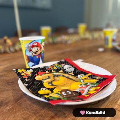 Pappmugg, Super Mario, 8-pack