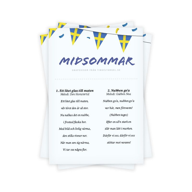 Midsommar Dekoration, Paket Large