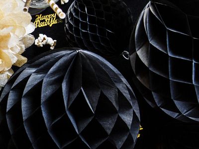 Honeycomb boll, svart
