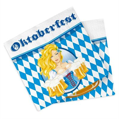 Pappersservetter oktoberfest