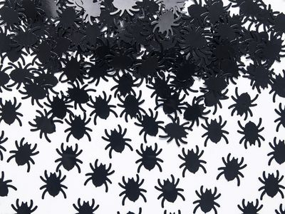 Halloween konfetti spindlar