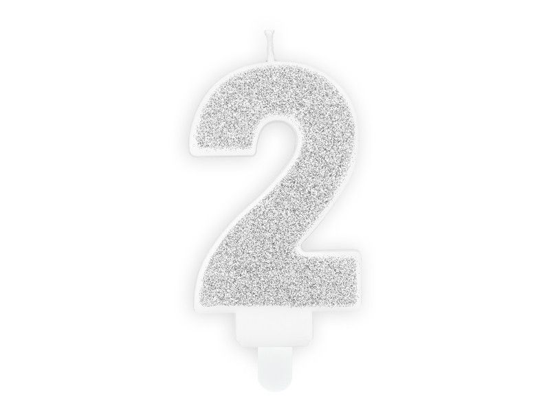 2-års kalas kit, blå/silver