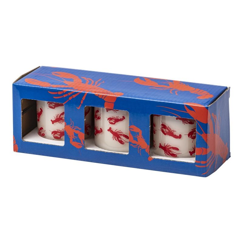 Ljuslykta kräftskiva, 3-pack