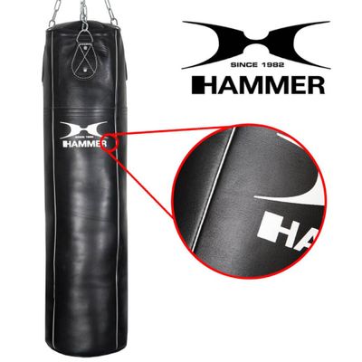 HAMMER BOXING sandsæk Premium bovintlæder Professional