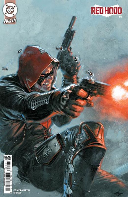 RED HOOD #1 CVR E GABRIELE DELL OTTO GOTHAM CARD STOCK VAR 