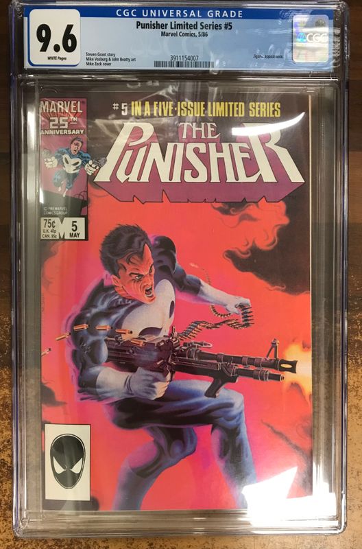 CGC 9,6 PUNISHER LIMITED SERIES #5