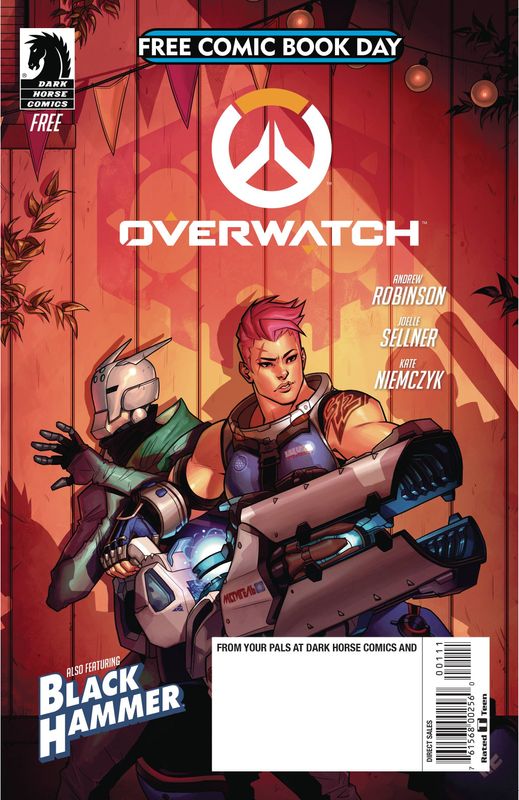 FCBD 2018 DARK HORSE OVERWATCH & BLACK HAMMER (Net)