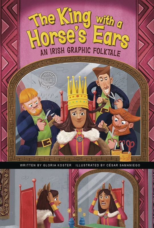 KING WITH A HORSES EARS AN IRISH GRAPHIC FOLKTALE