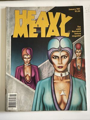 HEAVY METAL MAGAZINE JANUARY 1981