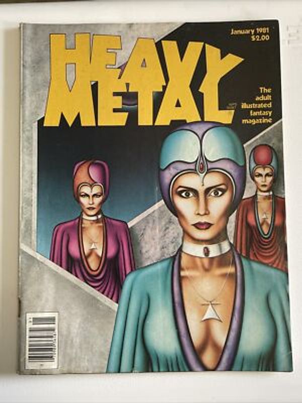 HEAVY METAL MAGAZINE JANUARY 1981