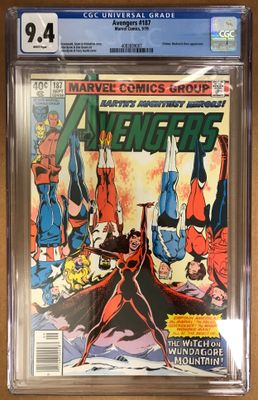 CGC 9,4 AVENGERS #187