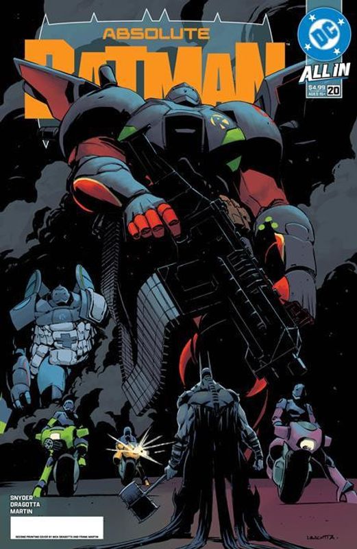 ABSOLUTE BATMAN #20 2ND PTG CVR A NICK DRAGOTTA