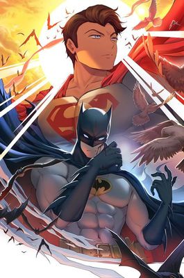 BATMAN SUPERMAN WORLDS FINEST #53 CVR B RACHTA LIN CARD STOCK VAR