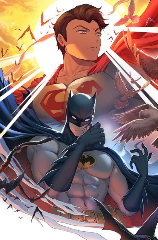 BATMAN SUPERMAN WORLDS FINEST #53 CVR B RACHTA LIN CARD STOCK VAR