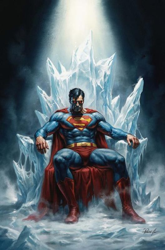 ADVENTURES OF SUPERMAN BOOK OF EL #10 (OF 12) CVR B LUCIO PARRILLO CARD STOCK VAR
