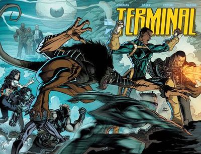 TERMINAL #1 CVR A ANDY KUBERT & DAVE MCCAIG CONNECTING WRAPAROUND 
