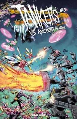 TANKERS VS ANCIENT ALIENS #3 (OF 4) CVR A FREDERICA MANCIN