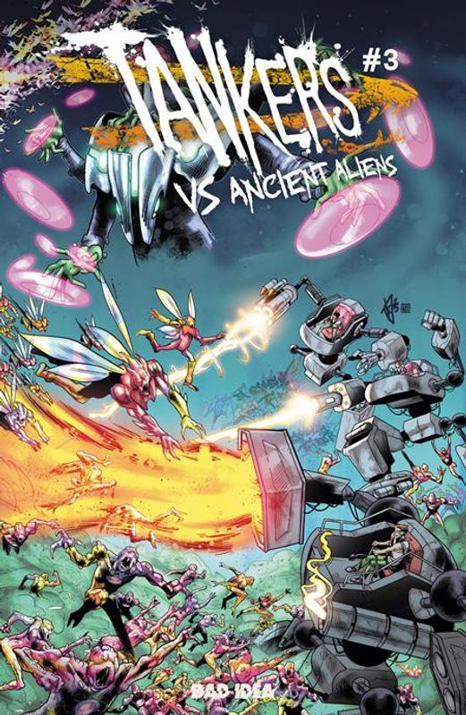 TANKERS VS ANCIENT ALIENS #3 (OF 4) CVR A FREDERICA MANCIN