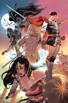 DARK KNIGHTS OF STEEL II #2 (OF 12) CVR D LUCAS MEYER CARD STOCK VAR