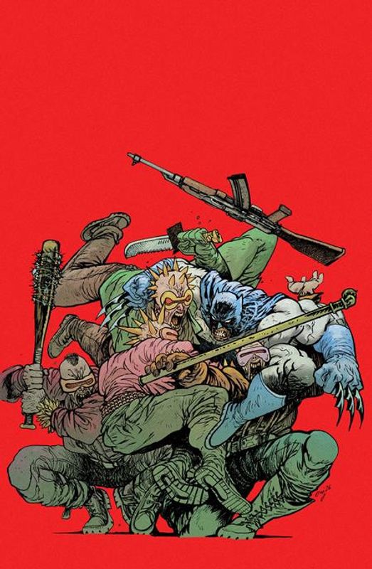 HARLEY QUINN #65 CVR E DANIEL WARREN JOHNSON DARK KNIGHT RETURNS 40TH ANNIVERSARY CARD STOCK VAR