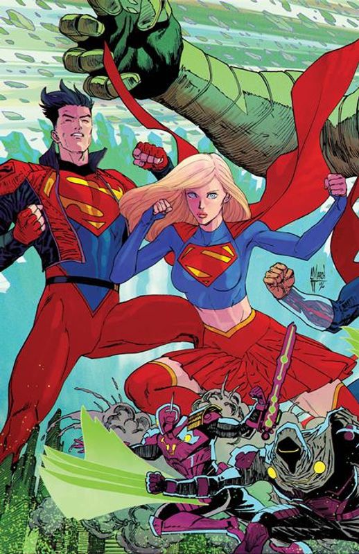SUPERGIRL #16 CVR A GUILLEM MARCH CONNECTING (KINGDOM OF ZOD)
