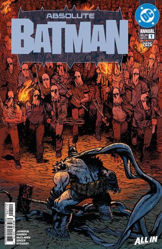 ABSOLUTE BATMAN 2025 ANNUAL #1 (ONE SHOT) 4TH PTG CVR A DANIEL WARREN JOHNSON