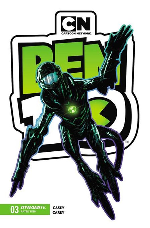 BEN 10 #3 2ND PTG CVR A ROBERT CAREY
