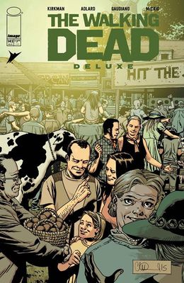 WALKING DEAD DELUXE #142 CVR B CHARLIE ADLARD & DAVE MCCAIG VAR 