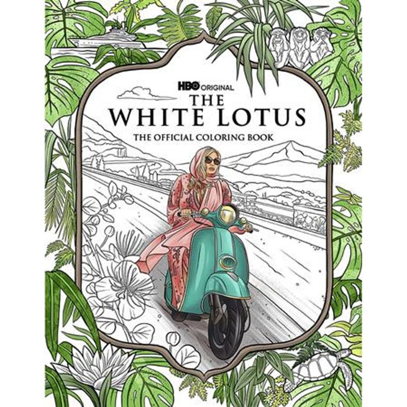 HBO ORIGINAL SERIES THE WHITE LOTUS TP THE OFFICIAL COLORING BOOK