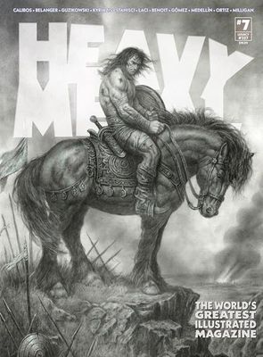 HEAVY METAL MAGAZINE #7 CVR B CALIBOS VAR