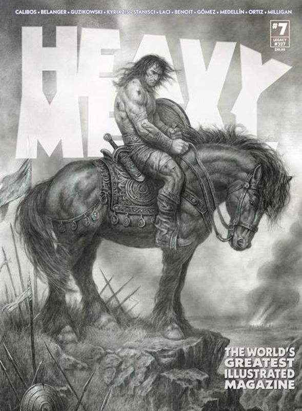 HEAVY METAL MAGAZINE #7 CVR B CALIBOS VAR