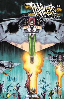 TANKERS VS ANCIENT ALIENS #4 (OF 4) CVR A RAPHAEL POOL