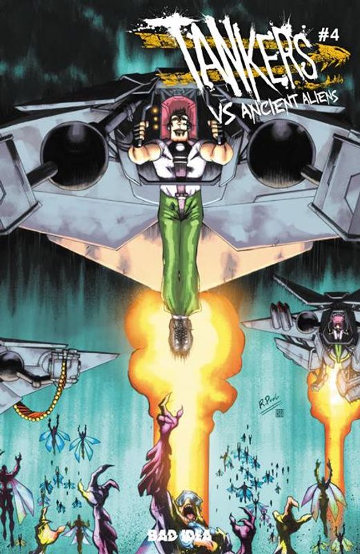 TANKERS VS ANCIENT ALIENS #4 (OF 4) CVR A RAPHAEL POOL