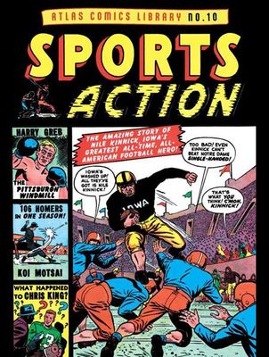 ATLAS COMICS LIBRARY HC NO 10 SPORTS ACTION 